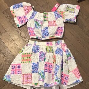 NWT esmeray off the shoulder top + Dani skirt